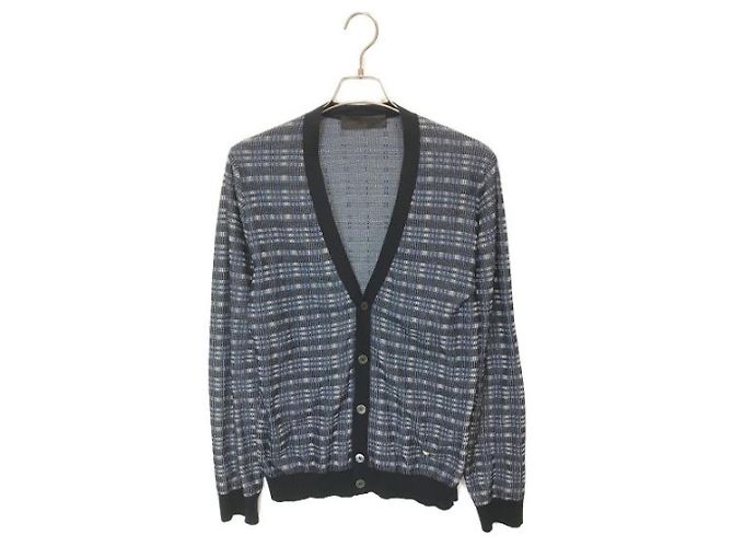 ***LOUIS VUITTON (Louis Vuitton)  Strickjacke aus Baumwolle Blau