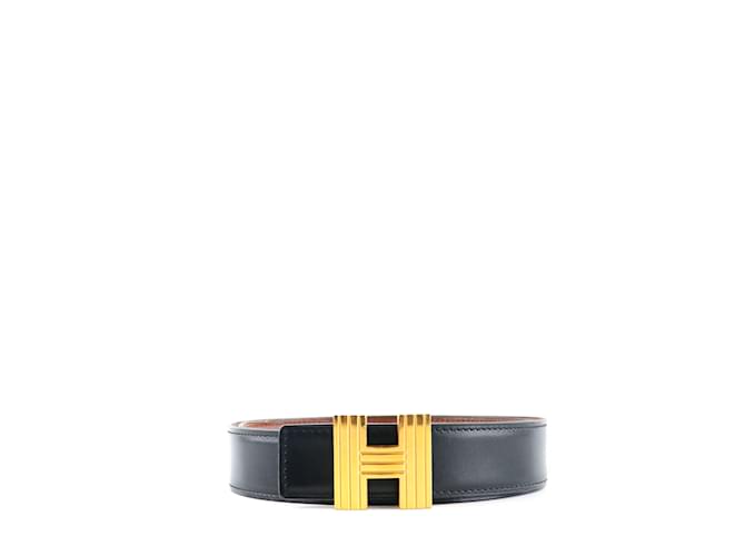 Hermès HERMES Cinture T.cm 75 Leather Nero Pelle  ref.1086827