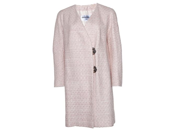 Chanel, Pink tweed lurex coat