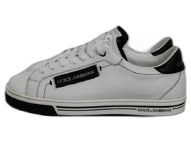 Dolce & Gabbana Sneakers White Leather  ref.1087008