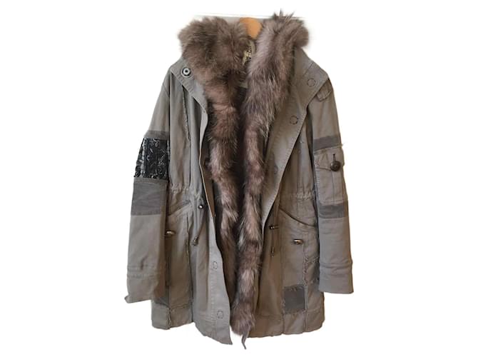 Autre Marque PROJECT FOCE SINGLE SEASON Coats T.International M Cotton Khaki  ref.1087037