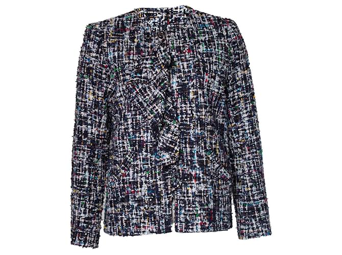 Autre Marque Chanel, giacca in tweed multicolor Multicolore Poliestere  ref.1087060