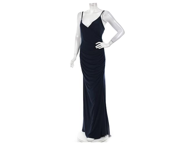 Autre Marque Dresses Navy blue Polyester Elastane  ref.1087076