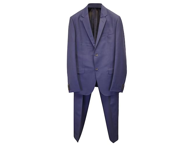 Gucci Two-Piece Suit Set in Navy Blue Wool  ref.1087090