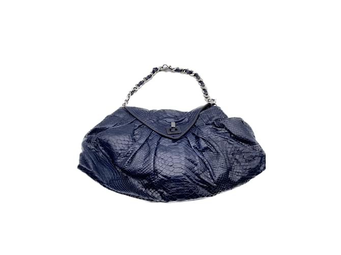 ZAGLIANI  Handbags T.  leather Navy blue  ref.1087105