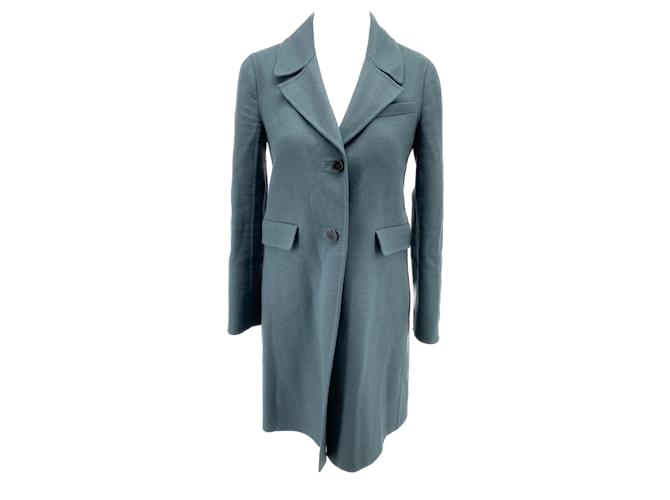 VALENTINO GARAVANI  Coats T.it 40 WOOL Blue  ref.1087143