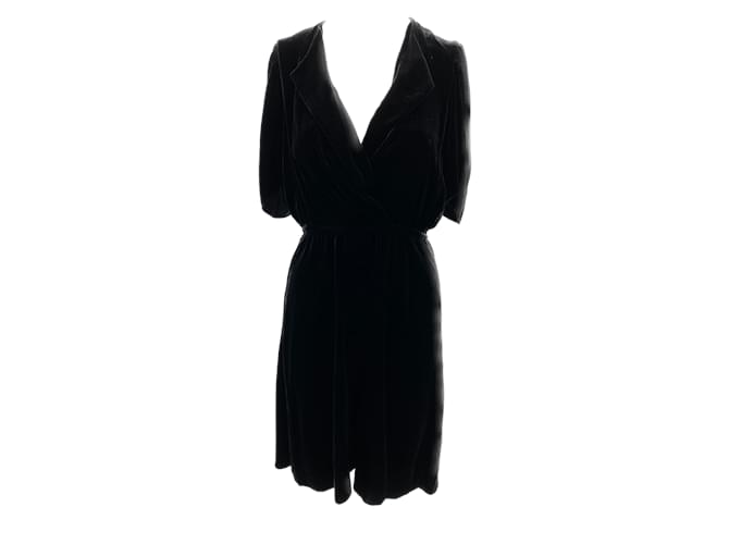 ISABEL MARANT ETOILE  Dresses T.fr 36 Viscose Black  ref.1087162