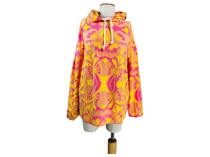 Sudadera con capucha extragrande de felpa Sandro XL Multicolor