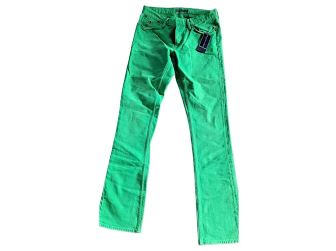 Ralph Lauren Blue Label Jeans Green Cotton Elastane  ref.1087847