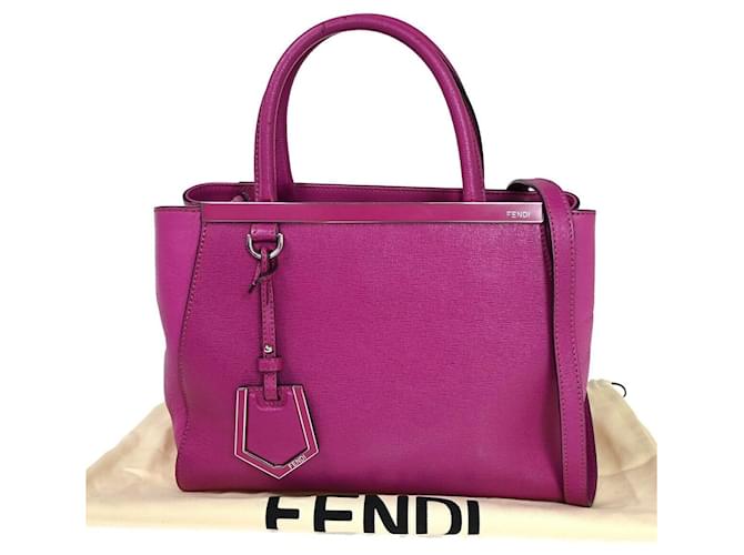 Fendi 2Jours Pink Leder  ref.1087850