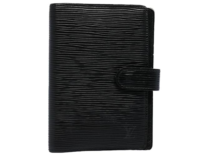 Louis Vuitton Agenda PM Black Leather  ref.1087857