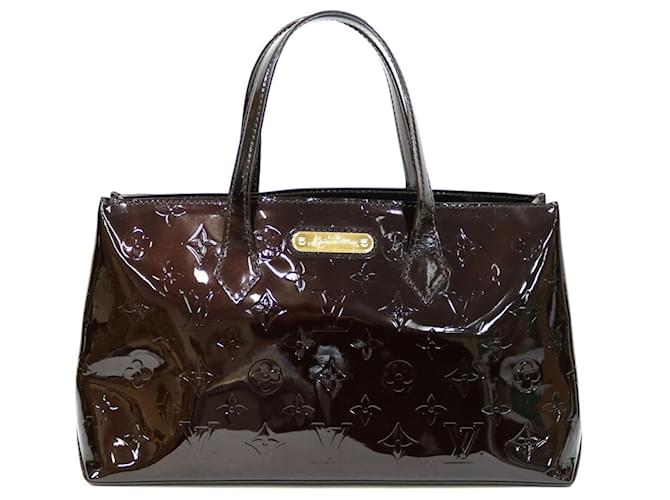 Louis Vuitton Wilshire Brown Patent leather  ref.1087928