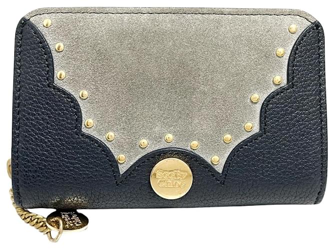 See by Chloé Navy blue Leather  ref.1087978