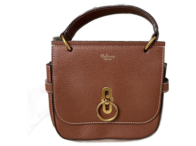 Mulberry Small Amberly Satchel Camel