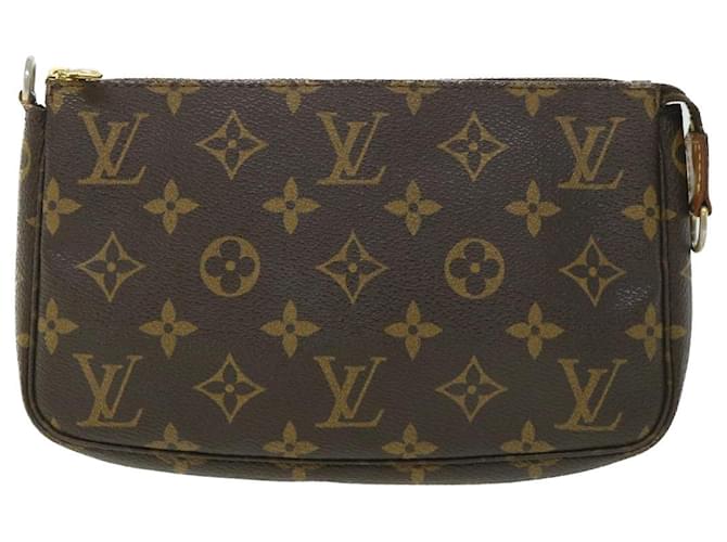 Louis Vuitton Pochette Accessoires Brown Cloth  ref.1088026
