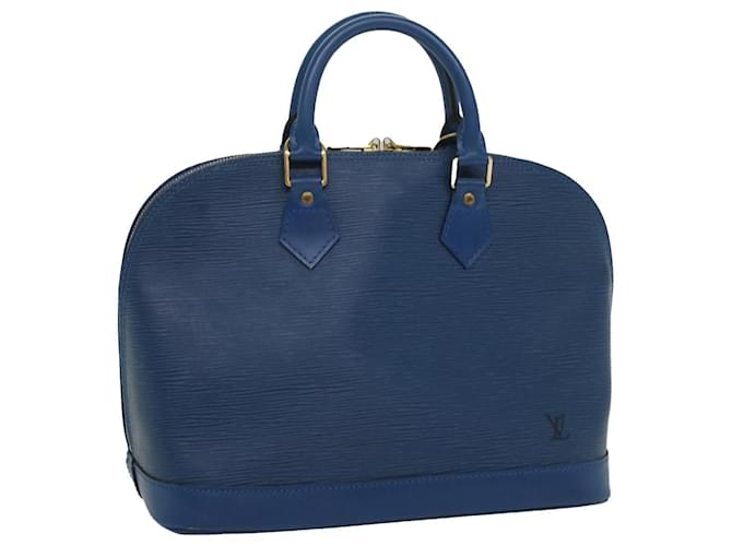 LOUIS VUITTON Epi Alma Hand Bag Toledo Blue M52145 LV Auth 54149 Leather  ref.1088233
