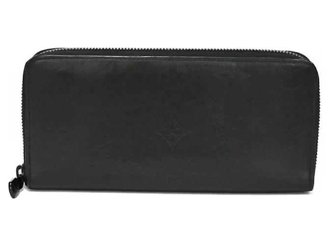 Louis Vuitton Portefeuille zippy Black Leather  ref.1088373
