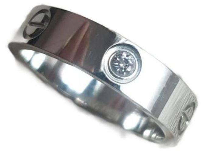 Cartier LOVE Ring aus Platin Silber