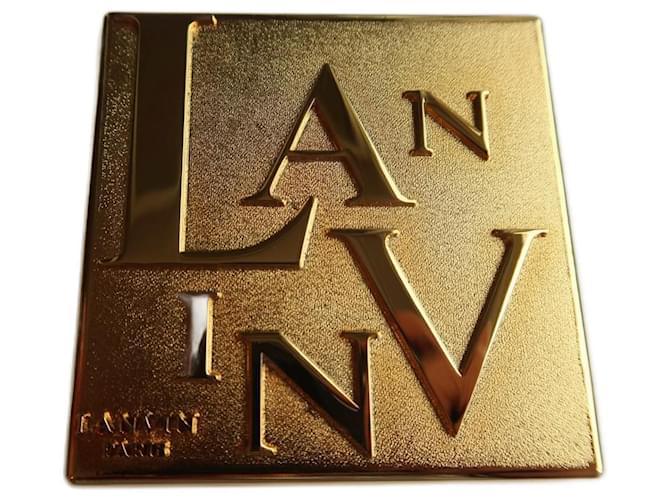 Lanvin bag mirror Gold hardware Metal  ref.1088441