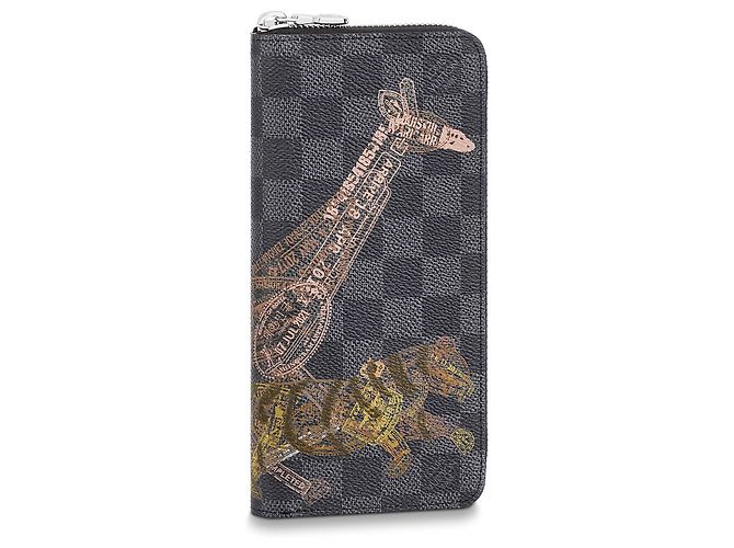 Louis Vuitton Cartera LV Zippy vertical nueva Gris