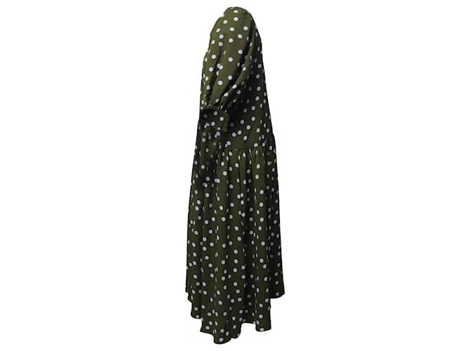 Autre Marque Stine Goya Amelia Polka Dot Kleid aus grünem Polyester  ref.1088770