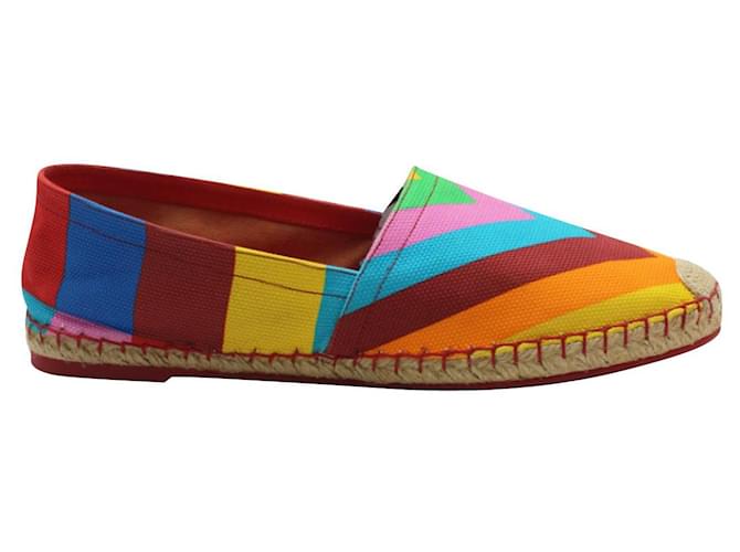 Valentino on sale striped sneakers