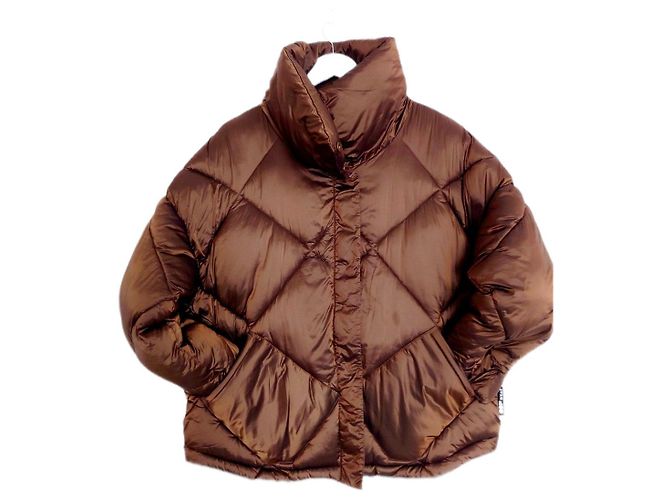 Autre Marque OOF WEAR Oversized quilted down jacket Brown