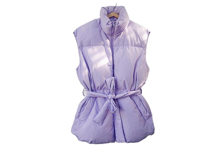 & Other Stories Daunenweste Oversize Lila