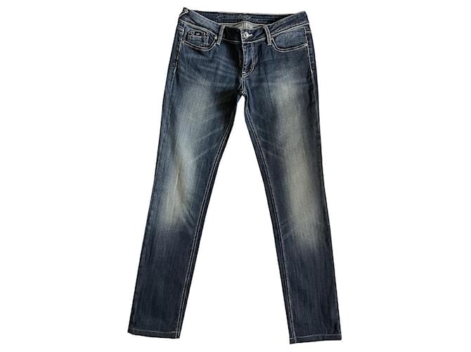 Gas Jeans Blue Cotton Elastane  ref.1088989