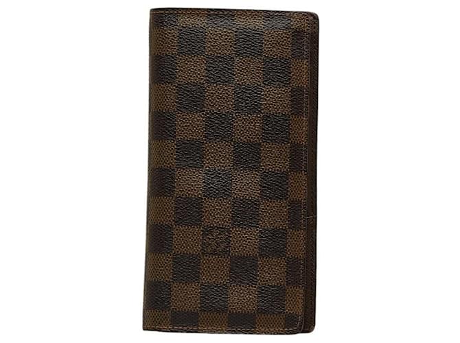 Louis Vuitton Brazza Brown Cloth  ref.1089019