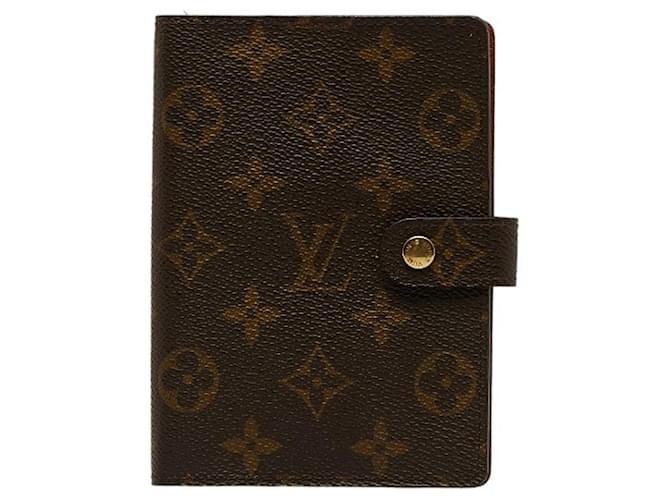 Louis Vuitton Agenda Cover Brown Cloth  ref.1089097