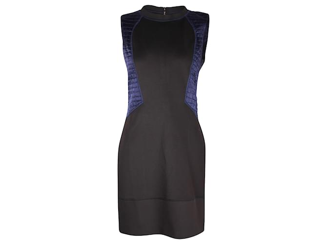 Mini-robe à motif color block Sandro en polyester noir  ref.1089221