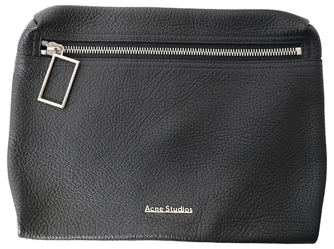 Acne Studios Clutch Bag in Black Leather  ref.1089326