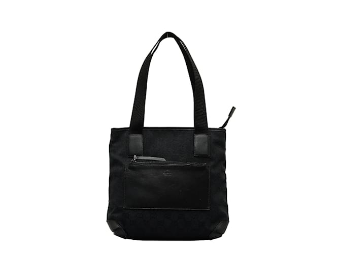 Gucci GG Canvas Tote Bag 019 0402 Black Cloth  ref.1089334