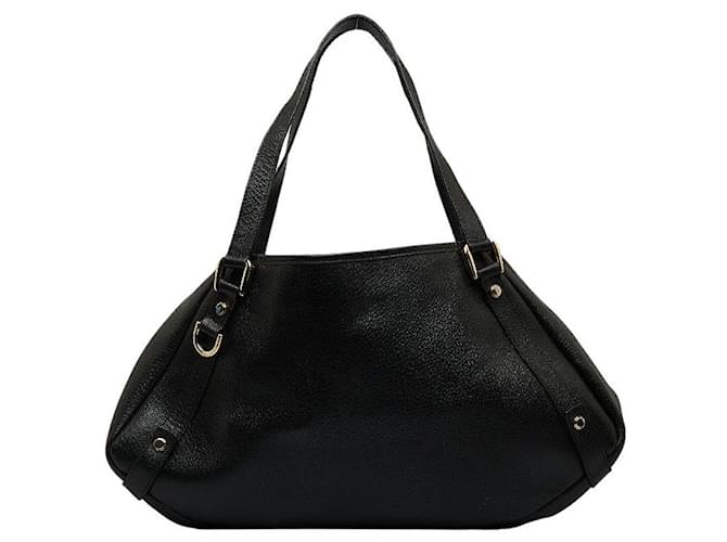 Gucci Leather Abbey Shoulder Bag 130736 Black  ref.1089348
