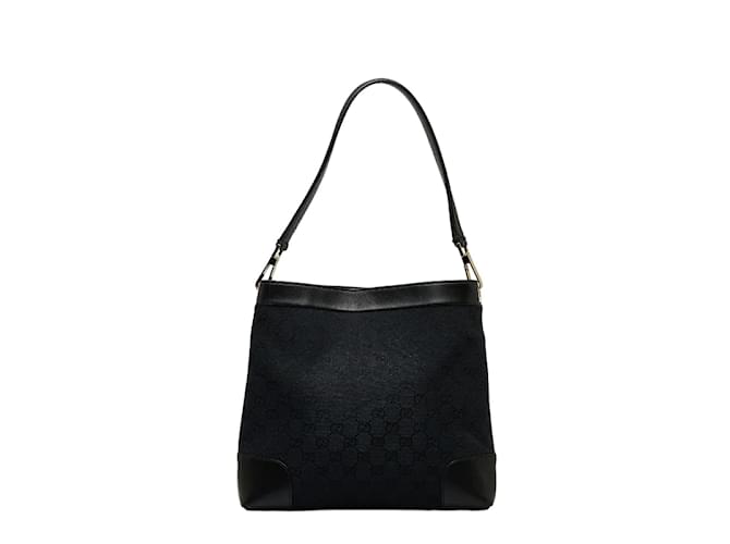 Gucci GG Canvas Shoulder Bag 001 4231 Black Cloth  ref.1089354