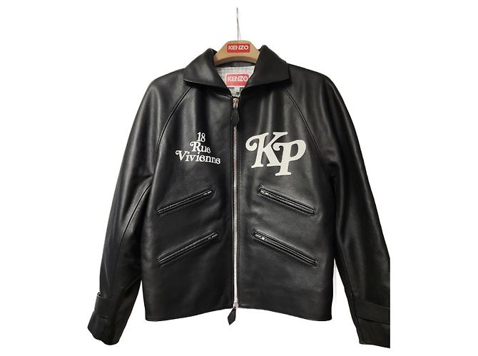 Autre Marque Jaqueta unissex para motociclista KENZO by Verdy. Preto