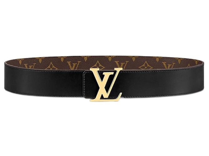 Louis Vuitton Initiales LV 40ceinture réversible mm Noir