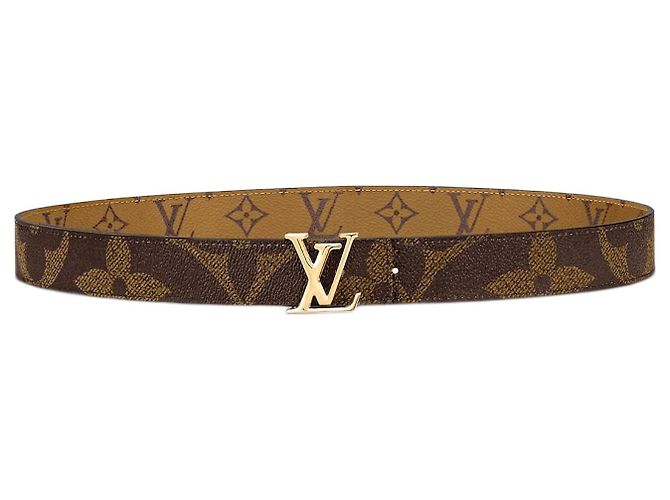 Louis Vuitton LV Iconic 30cinto reversível mm Marrom