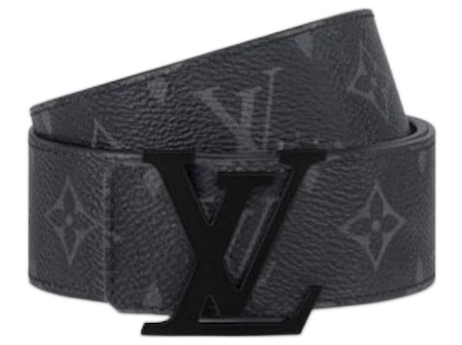 Louis Vuitton LV Initials 40MM Matte Black Belt