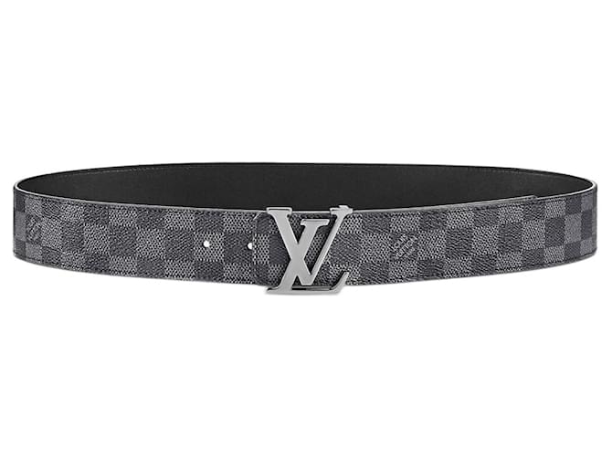 Louis Vuitton LV-Initialen 40mm Wendegürtel Grau