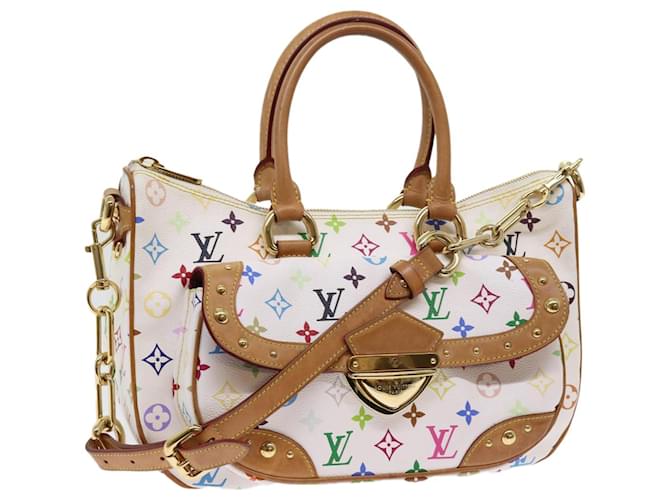 Mehrfarbige Rita-Handtasche mit Monogramm von LOUIS VUITTON 2Weise Weiß M40125 LV Auth 55579BEIM  ref.1089736