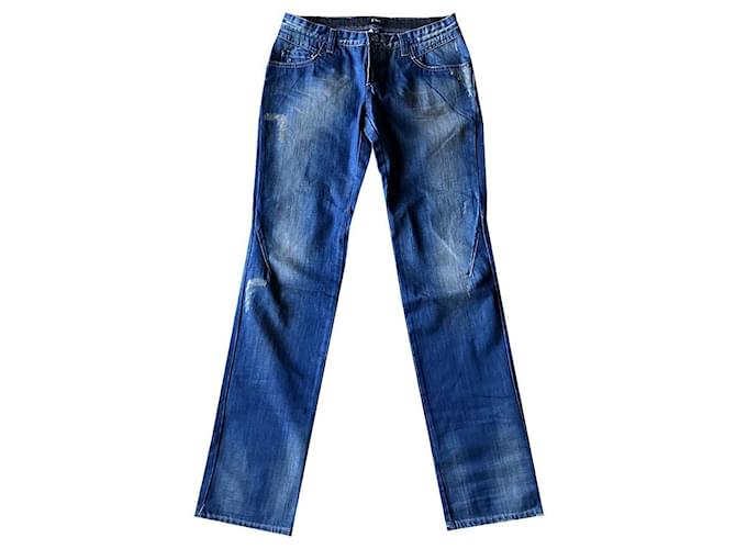 Costume National jeans Coton Bleu  ref.1089852