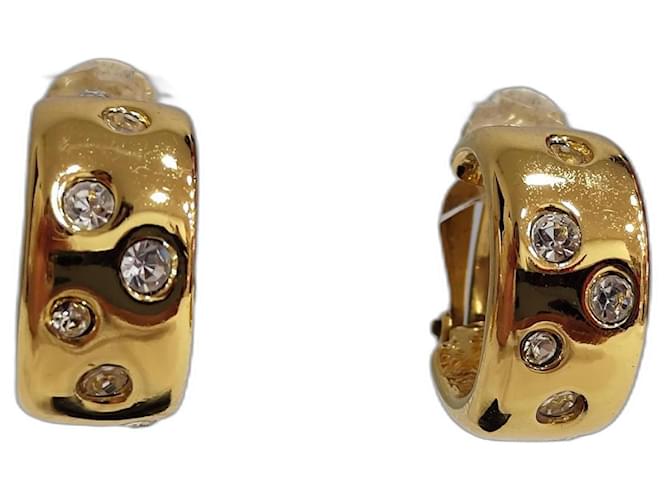 Yves Saint Laurent Earrings Golden Metal  ref.1089859