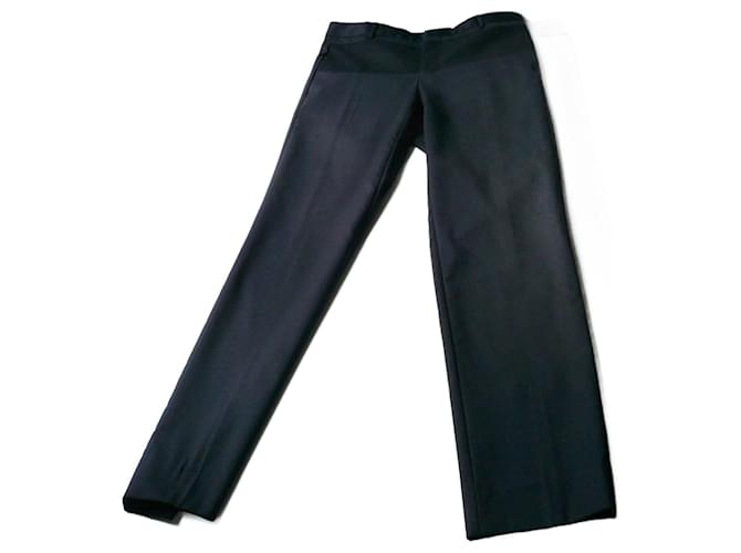 GIVENCHY MARINE very good condition T suit pants48 Navy blue Wool  ref.1090114