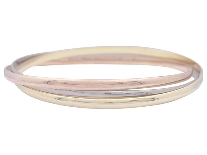 Cartier bracelet, "Trinity", three gold tones. White gold Yellow gold Pink gold  ref.1090139