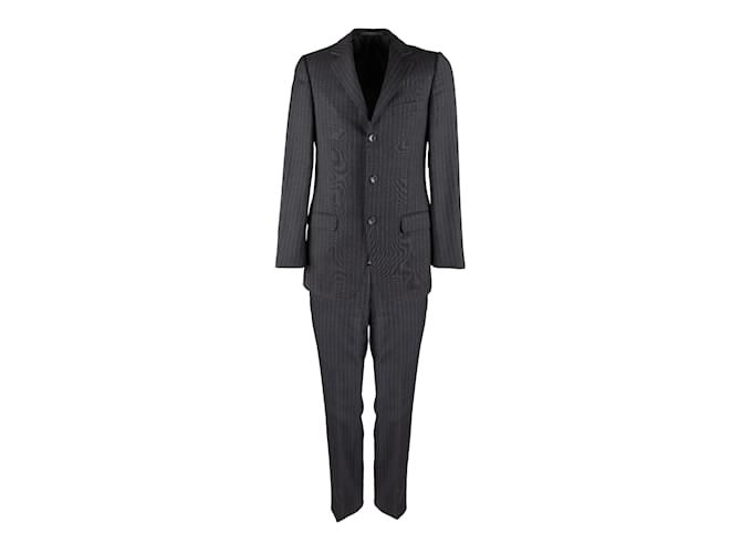 Gucci Pinstripe Suit Grey Wool  ref.1090140