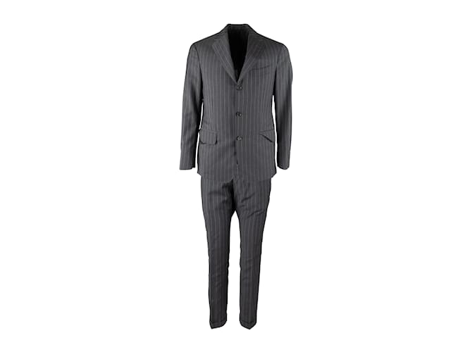 Boglioli Pinstripe Suit Grey  ref.1090142