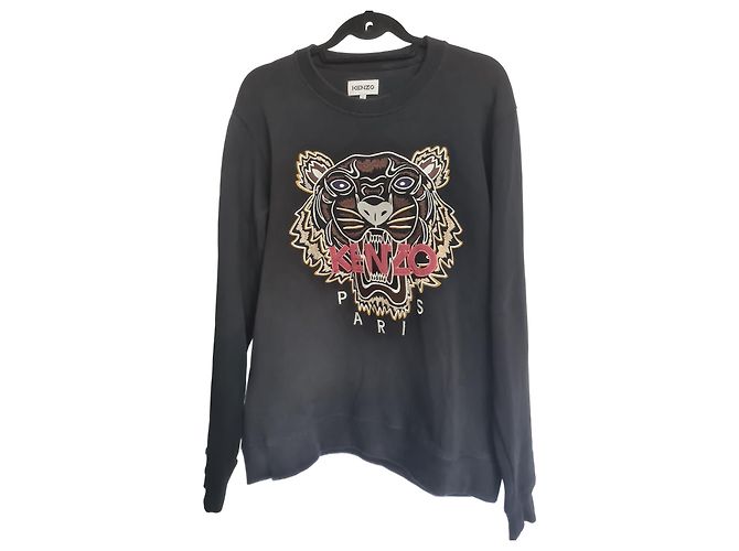 KENZO Tops Internacional L Algodón Negro