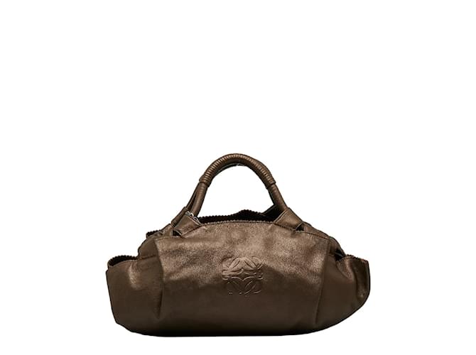 Loewe Nappa Aire Handbag Leather Handbag in Excellent condition Bronze  ref.1090323